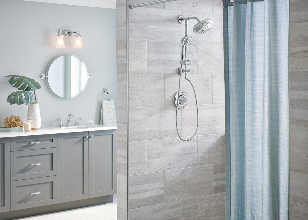 Moen Chrome Shower Rail 