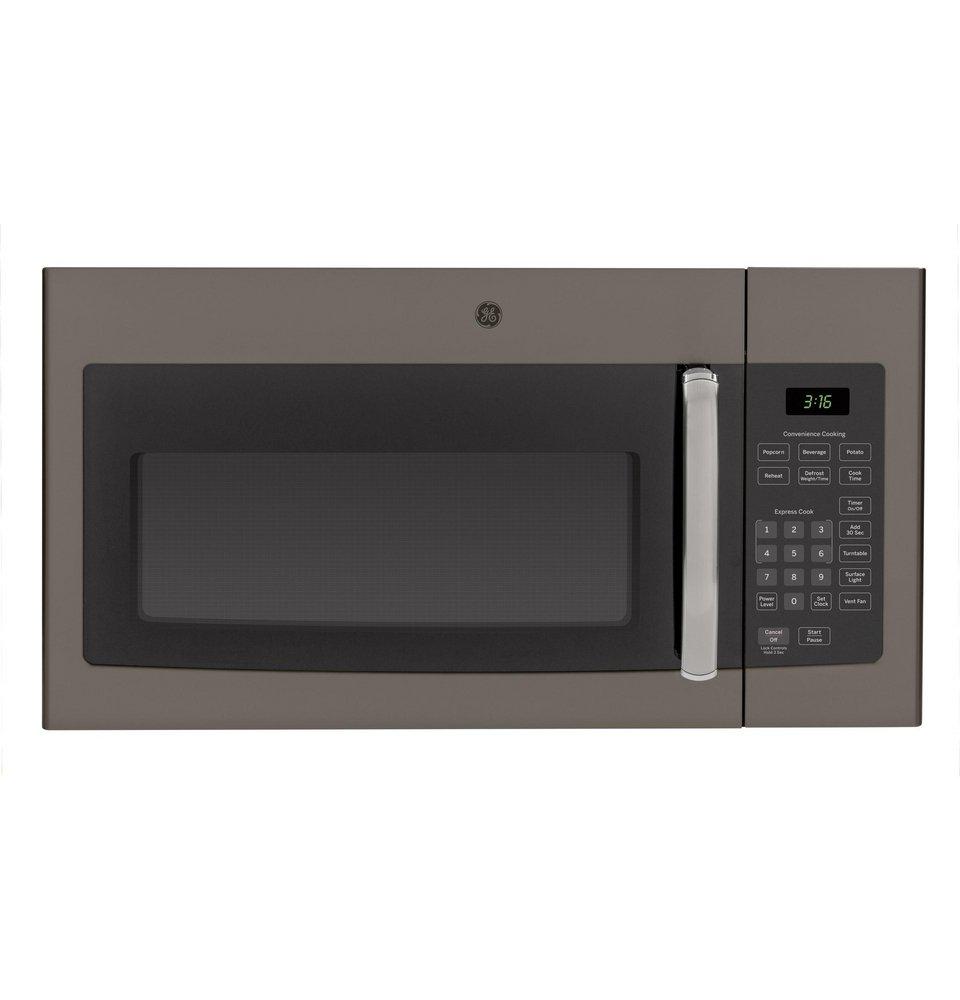 GE&reg; Slate 1.6 cu. ft. 1000 W External Over-the-Range Microwave 