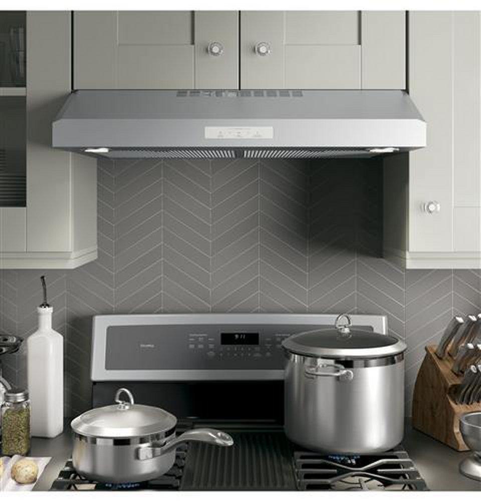 GE Profile&trade; Stainless Steel Under Cabinet Range Hood in Stainless Steel 