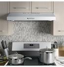 GE&reg; Stainless Steel 30 in. Convertible Under Cabinet Range Hood 