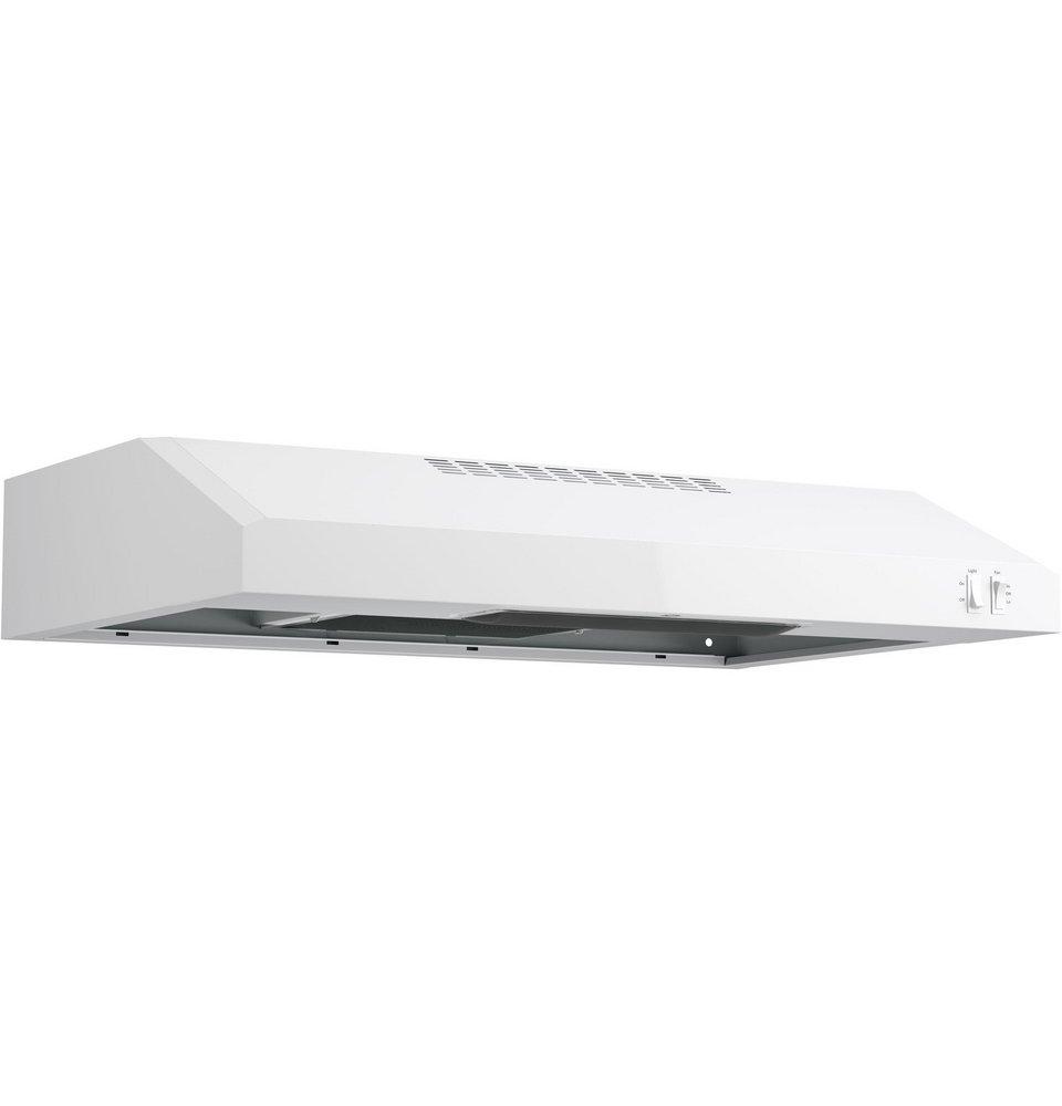 GE&reg; White 30 in. Under Cabinet Range Hood 