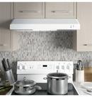 GE&reg; White 30 in. Under Cabinet Range Hood 