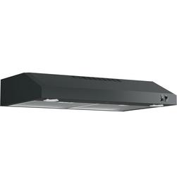 30 in. Convertible Under Cabinet Range Hood in Black