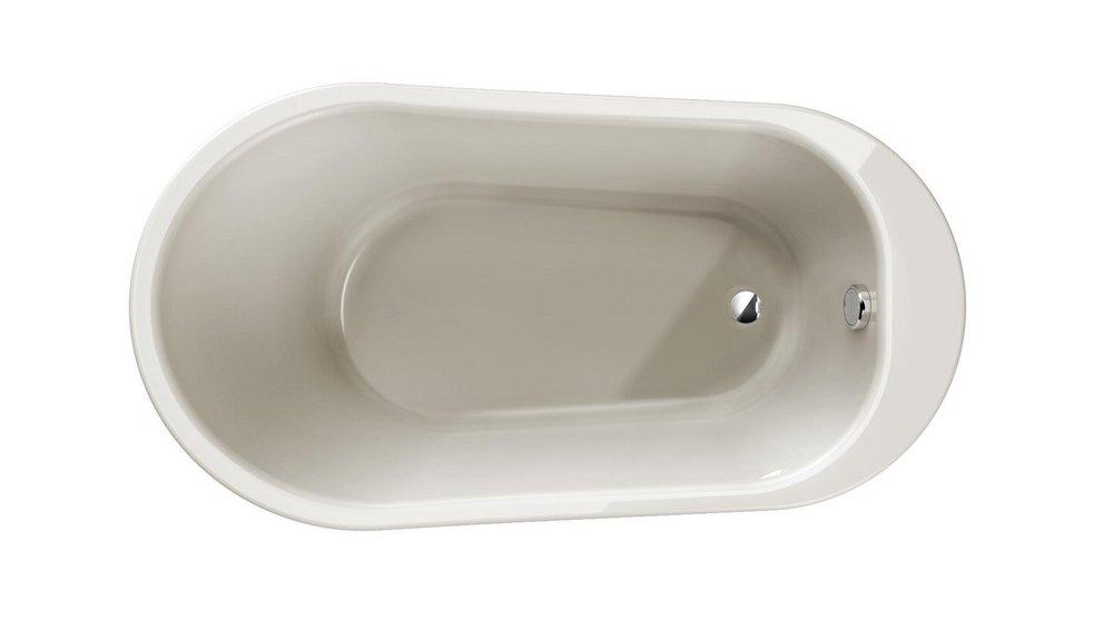 JACUZZI&reg; Oyster 59 x 32 in. Freestanding Bathtub with End Drain 