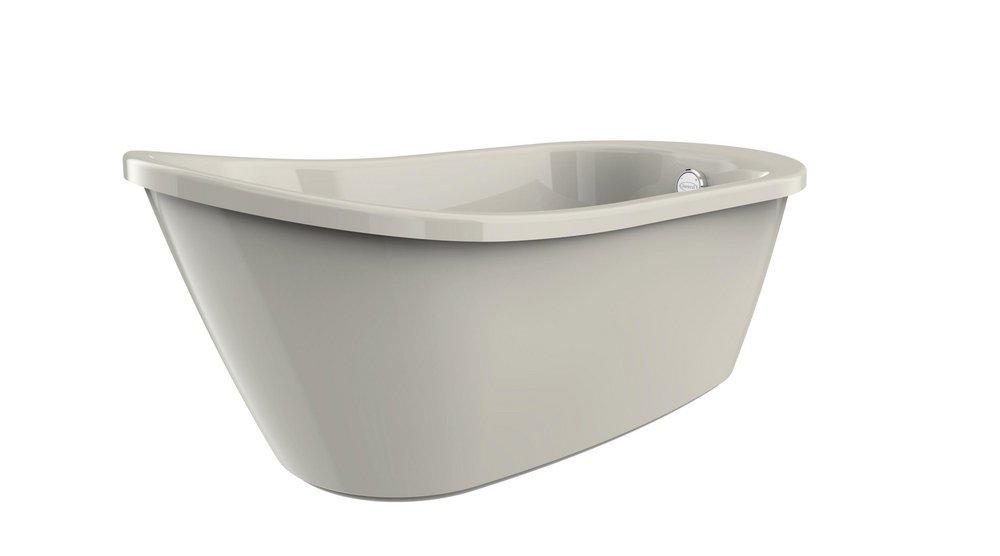 JACUZZI&reg; Oyster 59 x 32 in. Freestanding Bathtub with End Drain 