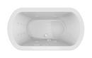 66 x 36 in. Whirlpool Drop-In Bathtub with Center Drain in White