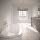 JACUZZI&reg; White 66 x 36 in. Whirlpool Drop-In Bathtub with Center Drain 