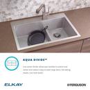 Elkay Polished Satin 33 x 22 in. Stainless Steel Double Bowl Dual Mount Kitchen Sink with Sound Dampening - Includes Bottom Grids 