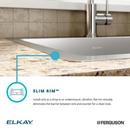 Elkay Polished Satin 33 x 22 in. Stainless Steel Double Bowl Dual Mount Kitchen Sink with Sound Dampening - Includes Bottom Grids 