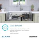 Elkay Polished Satin 33 x 22 in. Stainless Steel Double Bowl Dual Mount Kitchen Sink with Sound Dampening - Includes Bottom Grids 