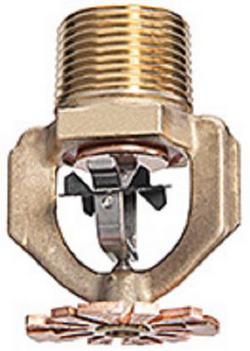 3/4 in. 165F16.8K Pendent Sprinkler and Quick Response Sprinkler Head in Natural Brass