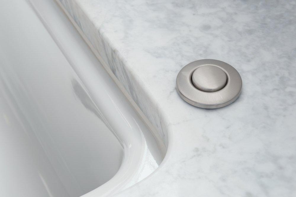 Moen Satin Nickel 1-13/16 in. Air Switch 