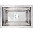 20-1/4 x 14-1/4 in. No Hole Stainless Steel Single Bowl Dual Mount Kitchen Sink in Satin Stainless Steel