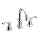 Moen Polished Chrome Two Handle Widespread Bathroom Sink Faucet 