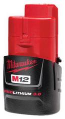 Milwaukee&reg; Silver 3A 0.4 lb. Compact Battery Pack 