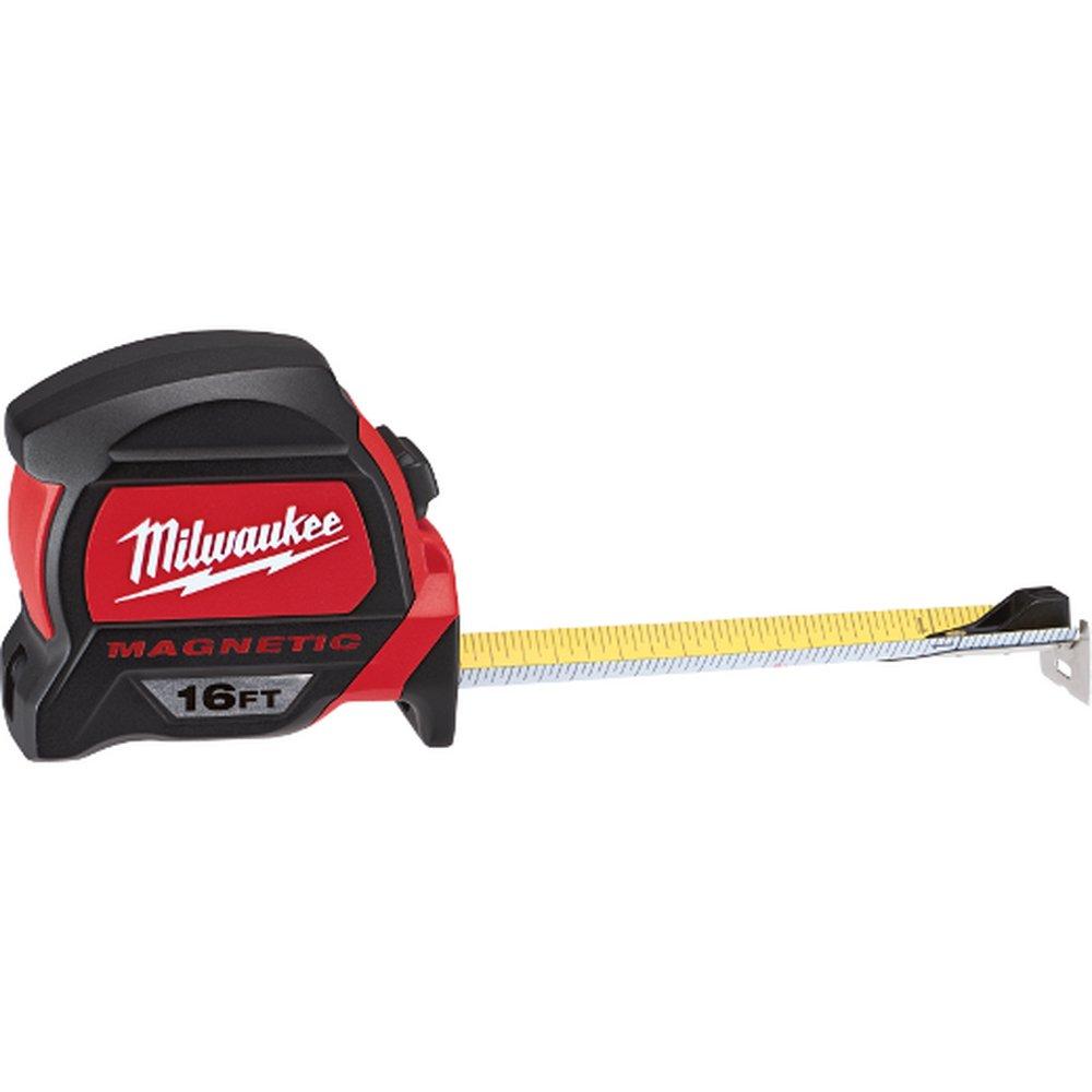 Milwaukee&reg; Black Magnetic Measure Tape 