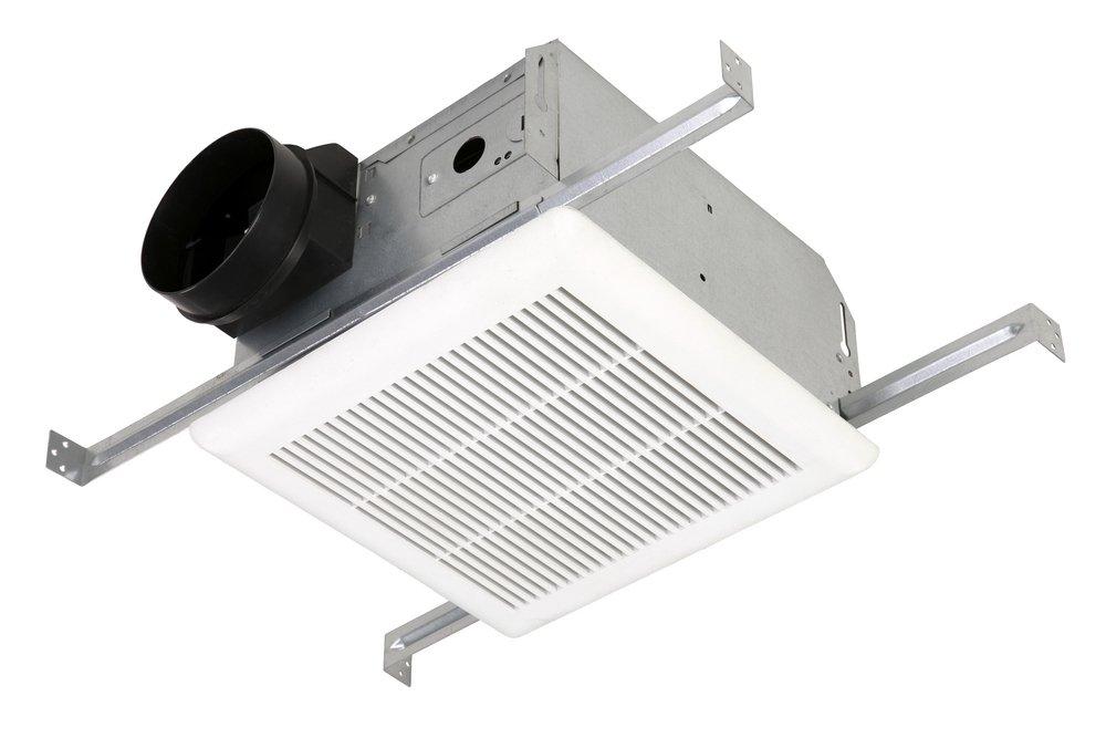 S&P USA Ventilation White Bathroom Exhaust Fan in White 