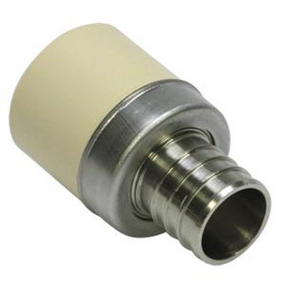Tan Spigot x PEX Plastic Transition Adapter 
