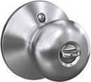 Schlage&reg; Satin Chrome Plymouth Keyed Entry Knob 