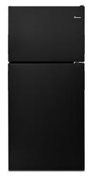 Amana Black 29-3/4 in. 18 cu. ft. Top Mount Freezer Refrigerator 