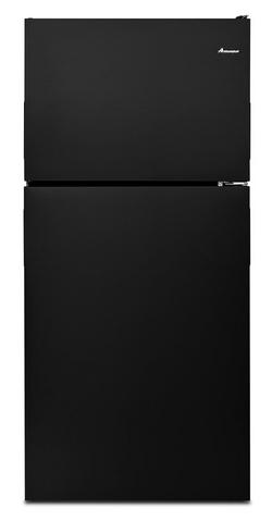 18 cu. ft. Top Mount Freezer Refrigerator in Black