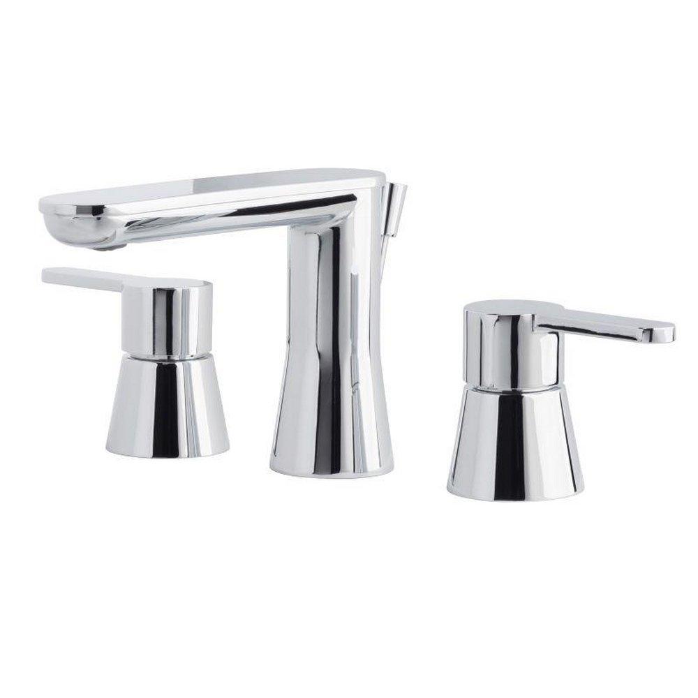 Miseno Polished Chrome Two Handle Bathroom Sink Faucet 