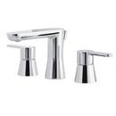 Miseno Polished Chrome Two Handle Bathroom Sink Faucet 