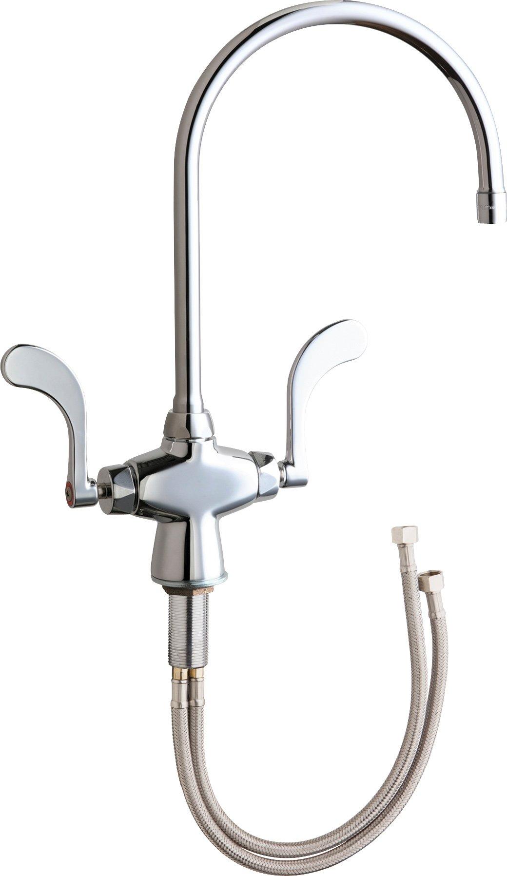 Chicago Faucets Polished Chrome Hot and Cold Water Dispenser 