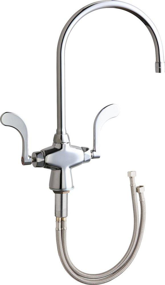 Chicago Faucets Polished Chrome Hot and Cold Water Dispenser 