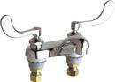 Two Handle Bathroom Sink Faucet in Polished Chrome