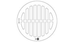 4 x 20-1/4 in. Gray Iron Grate