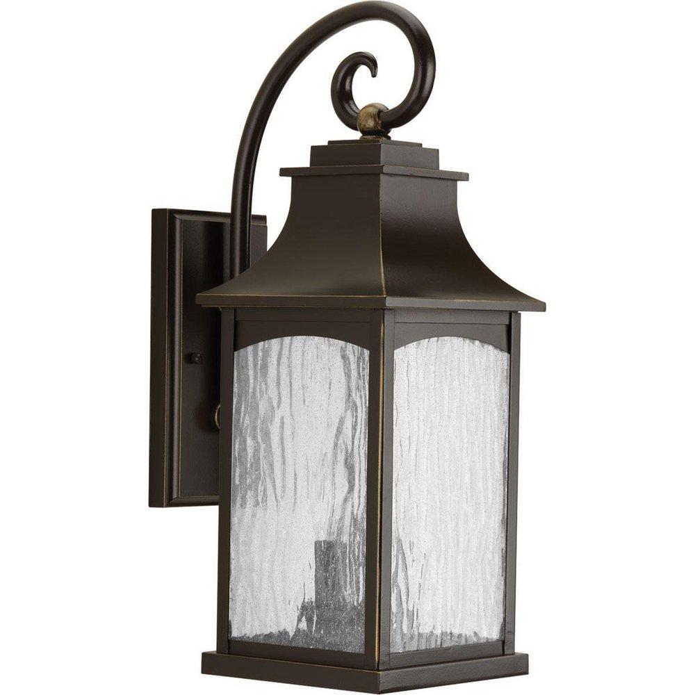 Progress Lighting Oil Rubbed Bronze 20 in. 60W 2-Light Wall Lantern 