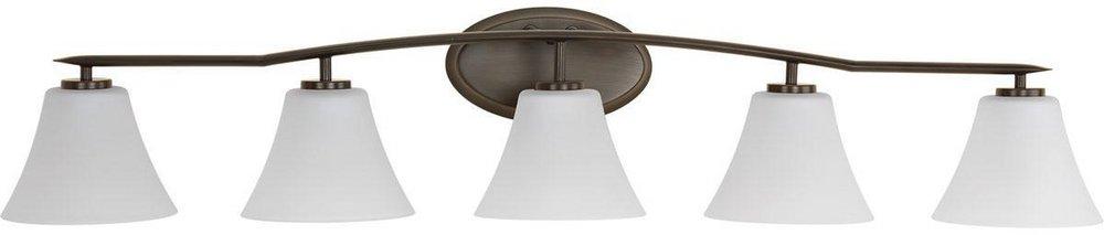 Progress Lighting Antique Bronze 100W 5-Light Medium E-26 Incandescent Vanity Fixture 