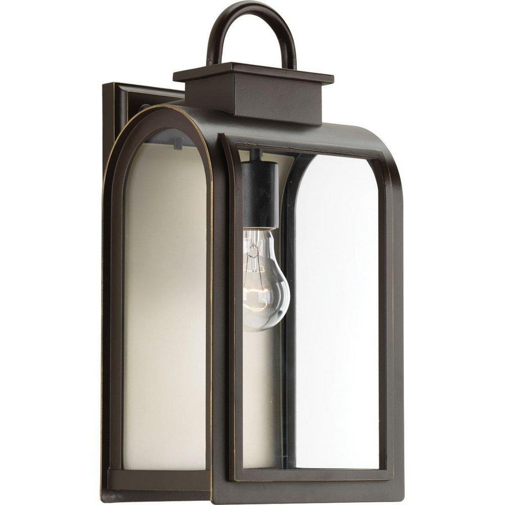 Progress Lighting Oil Rubbed Bronze 16 in. 100W 1-Light Medium E-26 Base Outdoor Wall Sconce 