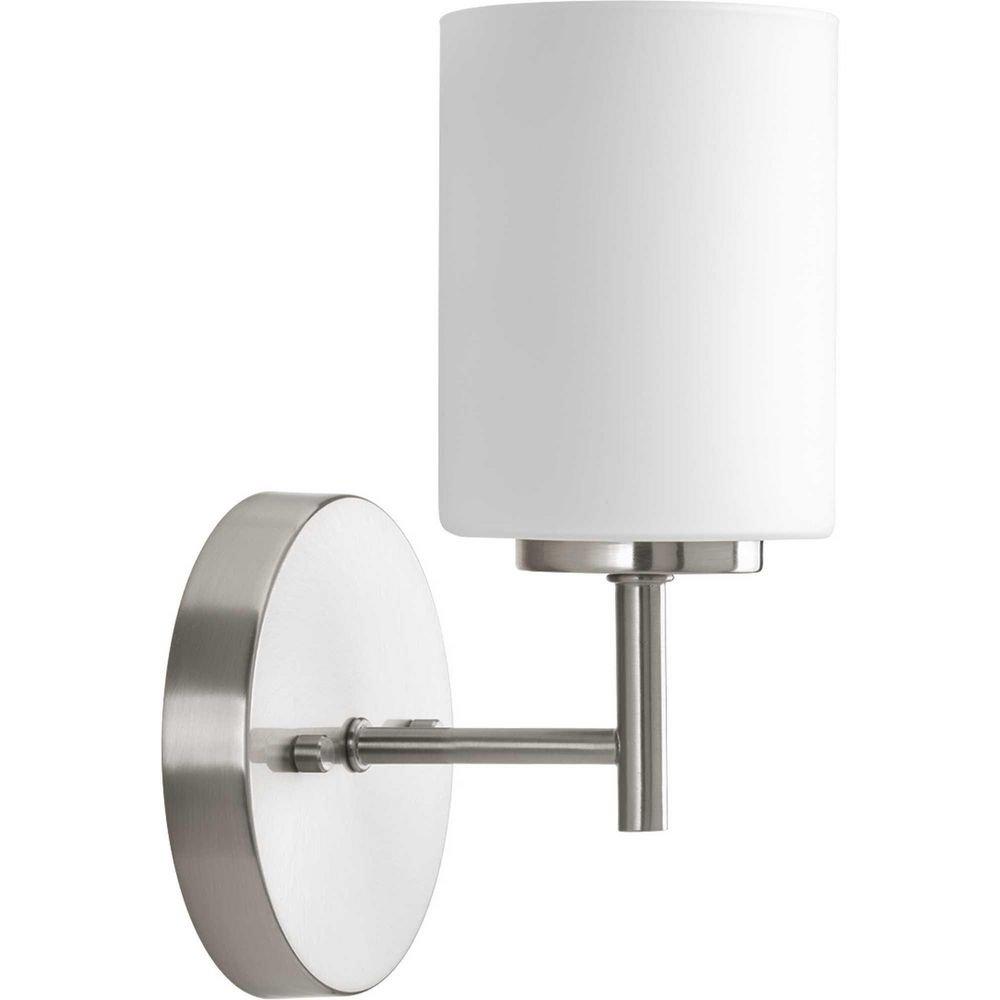 Progress Lighting Brushed Nickel 1-Light Bath Light 