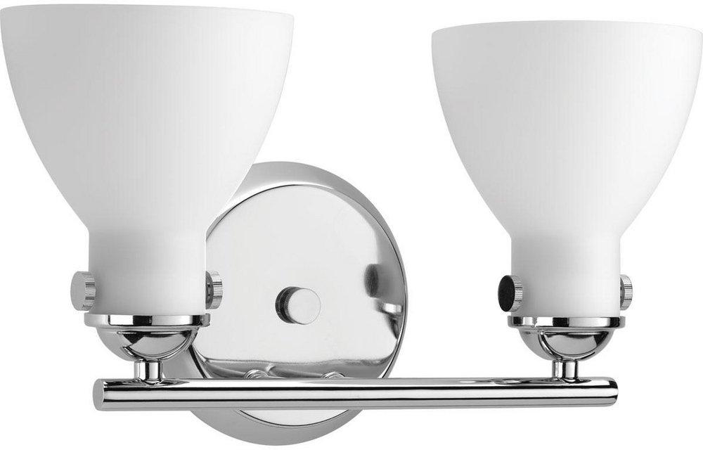 Progress Lighting Polished Chrome 2-Light Bath Bracket 