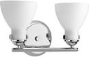 Progress Lighting Polished Chrome 2-Light Bath Bracket 