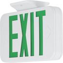 Battery Back Up LED Exit Sign Green Letters