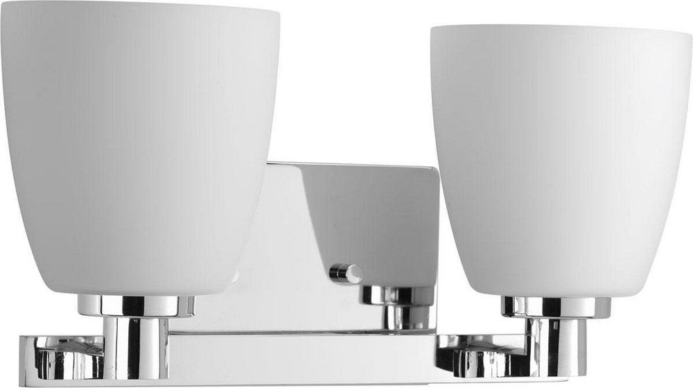 Progress Lighting Polished Chrome 2-Light Bath Light 