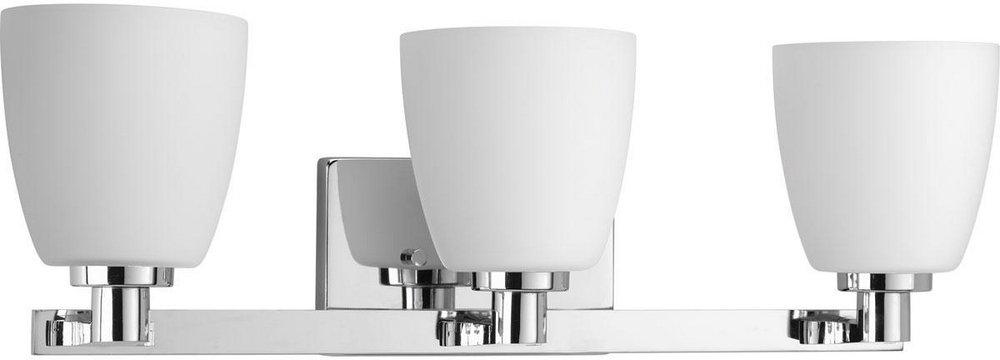 Progress Lighting Polished Chrome 3-Light Bath Light 
