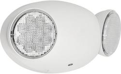 1 W 2 Light LED Emergency Light in White