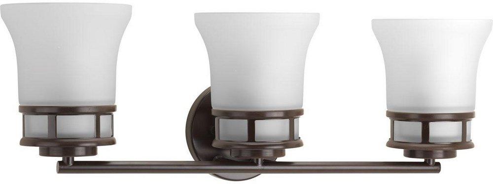 Progress Lighting Antique Bronze 3-Light Bath Light 