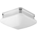 75W 1-Light Flushmount Ceiling Fixture in Polished Chrome