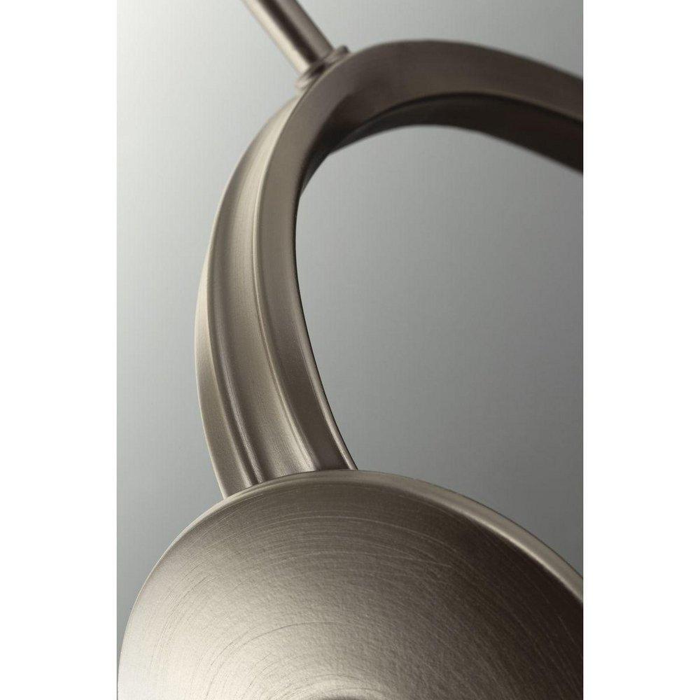 Progress Lighting Brushed Nickel 100W 5-Light Medium E-26 Base Incandescent Chandelier 