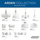 Progress Lighting Brushed Nickel 100W 5-Light Medium E-26 Base Incandescent Chandelier 