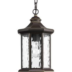 100W 1-Light Medium E-26 Incandescent Hanging Lantern in Antique Bronze