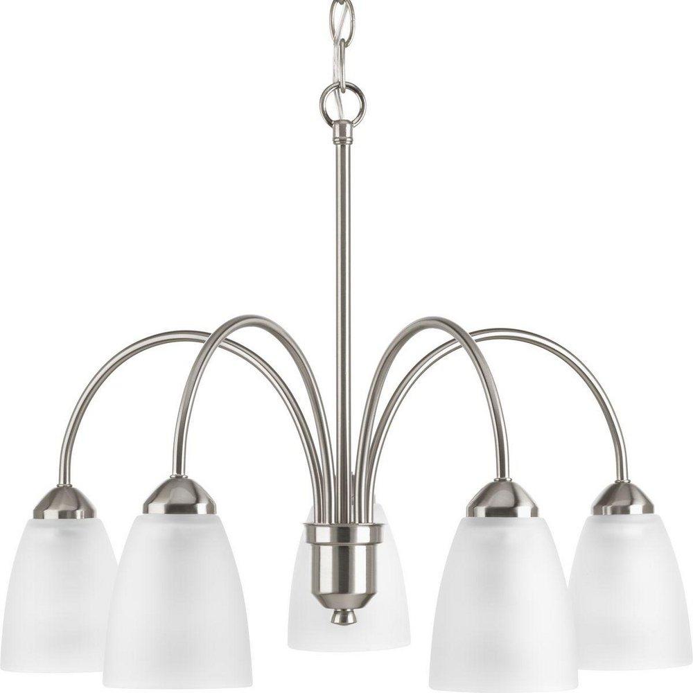 Progress Lighting Brushed Nickel 5-Light 100W Medium E-26 Incandescent Chandelier 