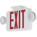 Battery Back Up LED Exit/Emergency Combo Light Red Letters