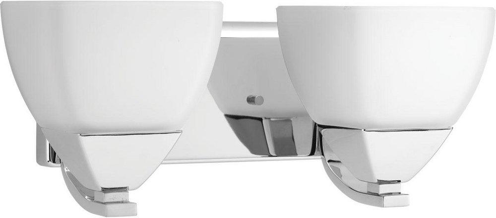 Progress Lighting Polished Chrome 2-Light Bath Light 