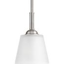 Progress Lighting Brushed Nickel 1-Light Ceiling Mount Mini-Pendant 